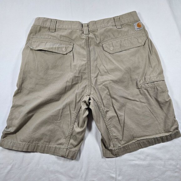 Carhartt Mens Beige Ripstop Casual‎ Cargo Shorts - Picture 5 of 8